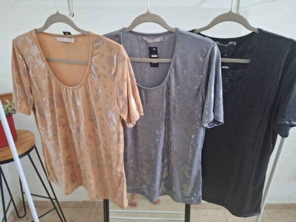 REMERA TALLE ESPECIAL CON BRILLO